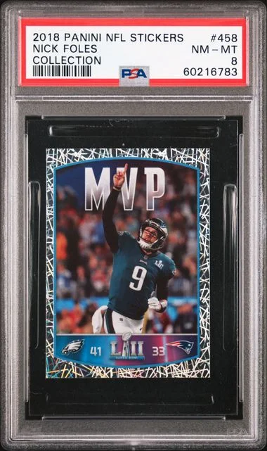 2018 Panini Nick Foles NFL Stickers Collection #458 card image