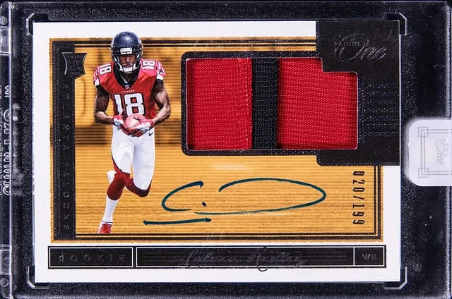 2018 Panini One and One Calvin Ridley #15 card image