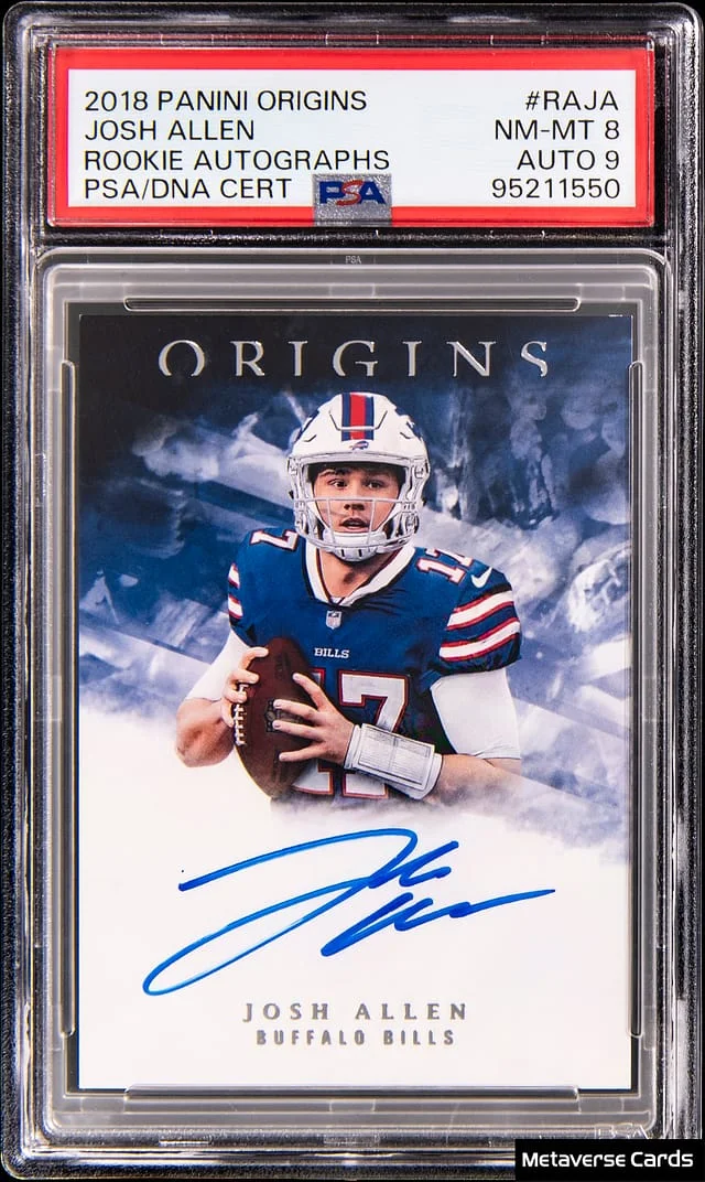 2018 Panini Origins Josh Allen Autograph #RA-JA card image