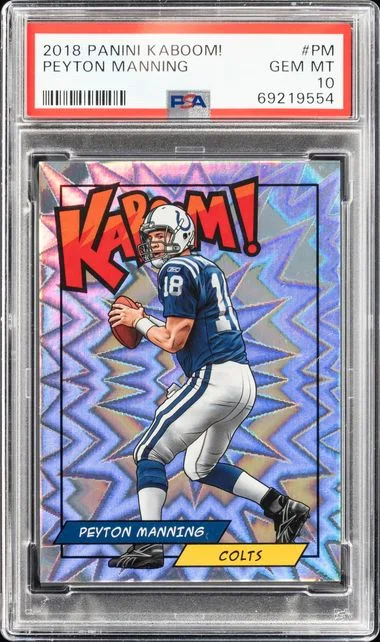 2018 Panini Peyton Manning Kaboom! #K-PM card image