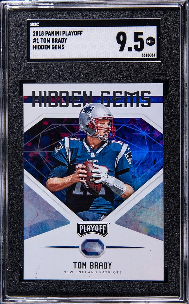 2018 Panini Playoff Tom Brady Hidden Gems #1 card image