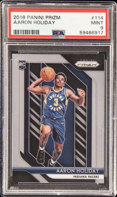 2018 Panini Prizm Aaron Holiday #114 card image