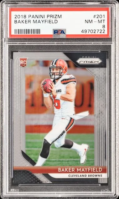 2018 Panini Prizm Baker Mayfield #201 card image