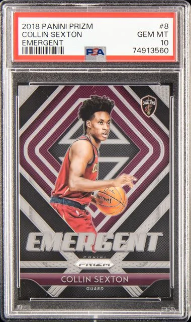 2018 Panini Prizm Collin Sexton Emergent #8 card image