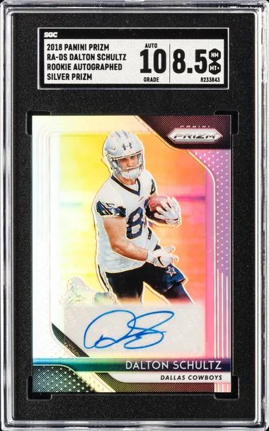 2018 Panini Prizm Dalton Schultz Autographed Silver Prizm #ADS card image