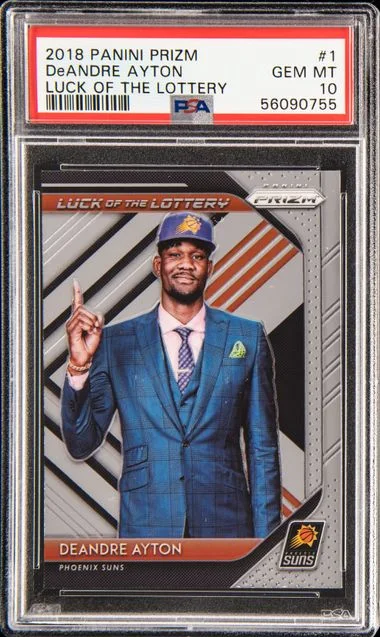 2018 Panini Prizm Deandre Ayton Luck Of The Lottery #1 card image