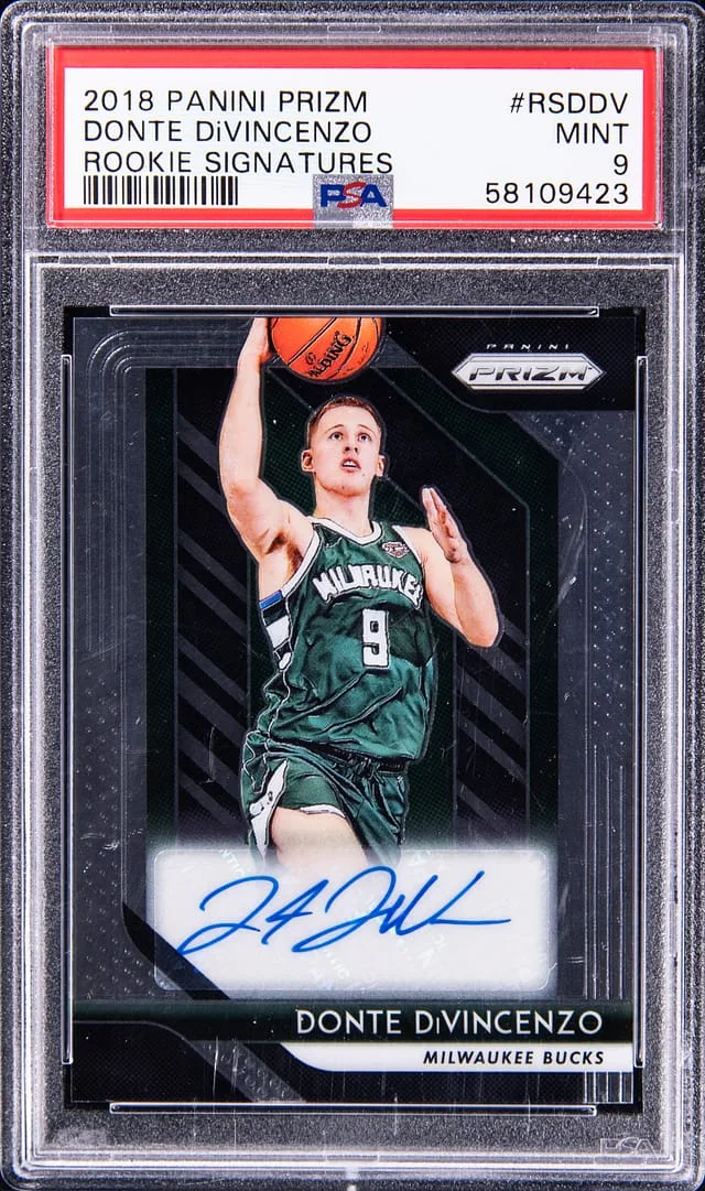 2018 Panini Prizm Donte DiVincenzo Signatures #RSDDV card image