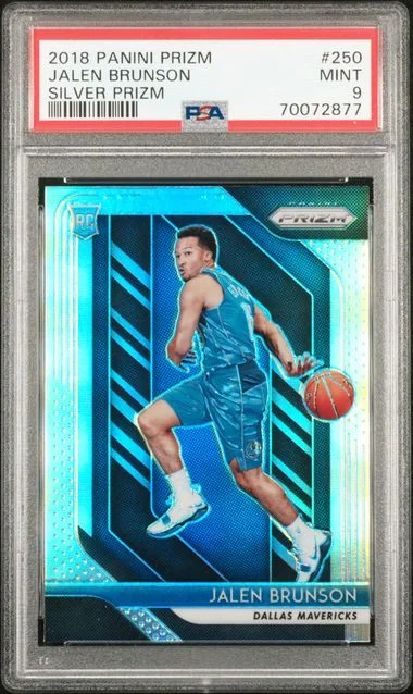 2018 Panini Prizm Jalen Brunson Silver Prizm #250 card image