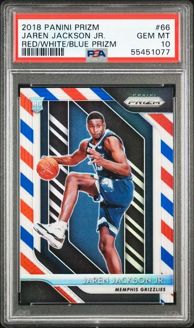 2018 Panini Prizm Jaren Jackson Jr. #66 card image