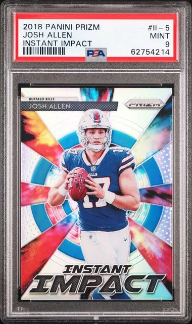 2018 Panini Prizm Josh Allen Instant Impact #II-5 card image