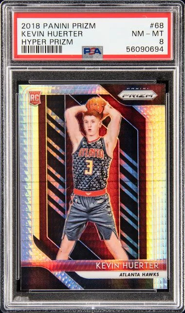 2018 Panini Prizm Kevin Huerter Hyper Prizm #68 card image