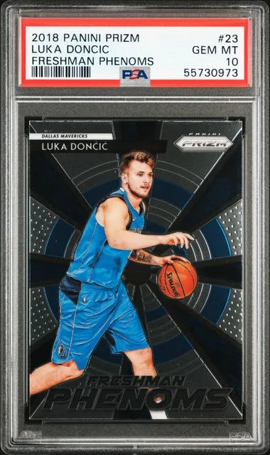 2018 Panini Prizm Luka Doncic Freshman Phenoms #23 card image