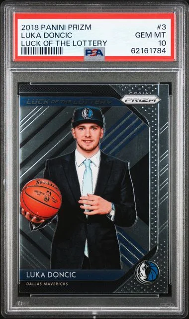 2018 Panini Prizm Luka Doncic Luck Of The Lottery #3 card image