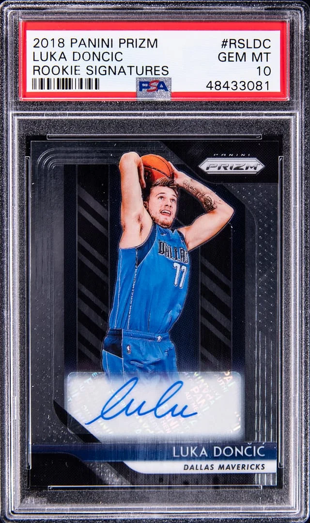 2018 Panini Prizm Luka Doncic Signatures #RSLDC card image