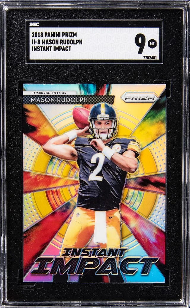 2018 Panini Prizm Mason Rudolph Instant Impact #II-8 card image