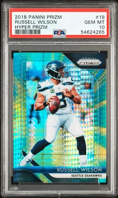 2018 Panini Prizm Russell Wilson #19 card image