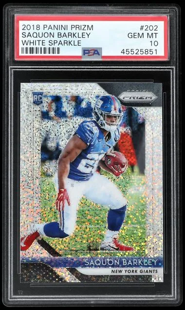 2018 Panini Prizm Saquon Barkley #202 card image