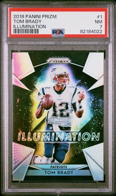 2018 Panini Prizm Tom Brady Illumination #1 card image