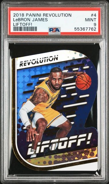 2018 Panini Revolution LeBron James Liftoff! #4 card image