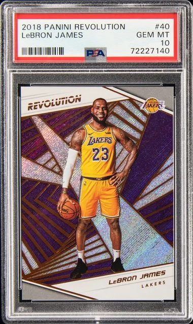 2018 Panini Revolution LeBron James #40 card image