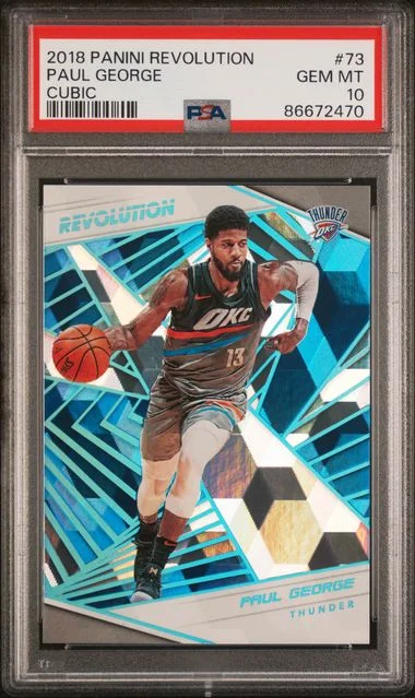 2018 Panini Revolution Paul George Cubic #73 card image