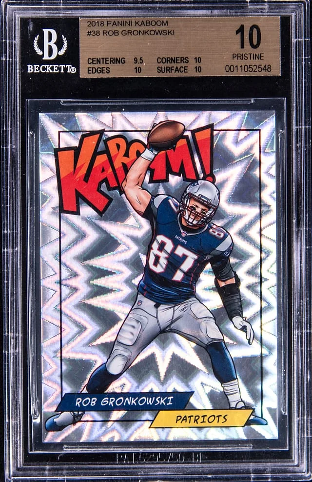 2018 Panini Rob Gronkowski Kaboom! #38 card image