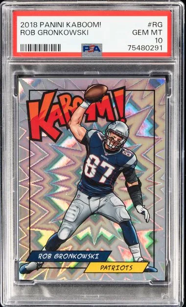 2018 Panini Rob Gronkowski Kaboom! #K-RG card image