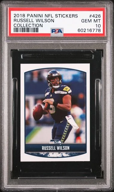 2018 Panini Russell Wilson NFL Stickers Collection #426 card image