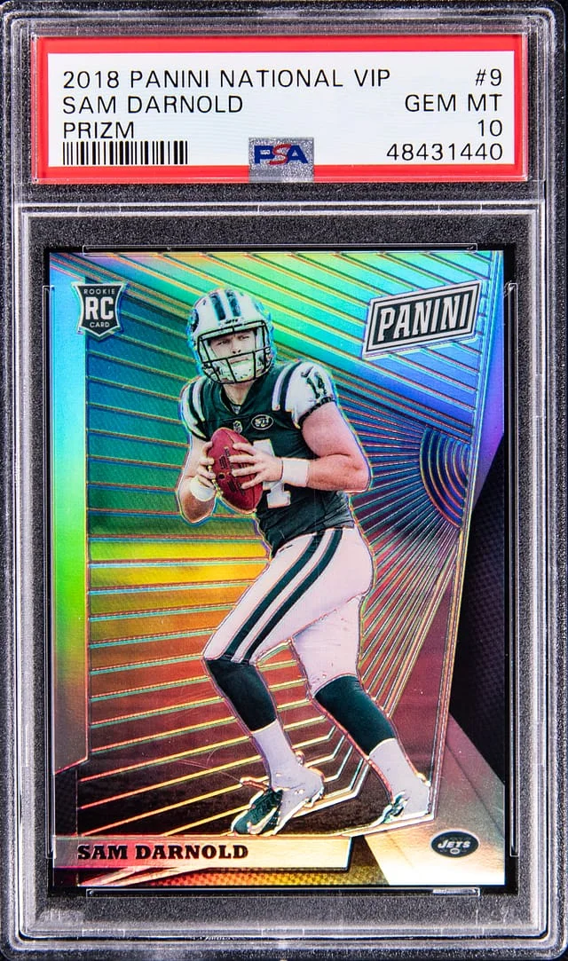 2018 Panini Sam Darnold National VIP Prizm #9 card image