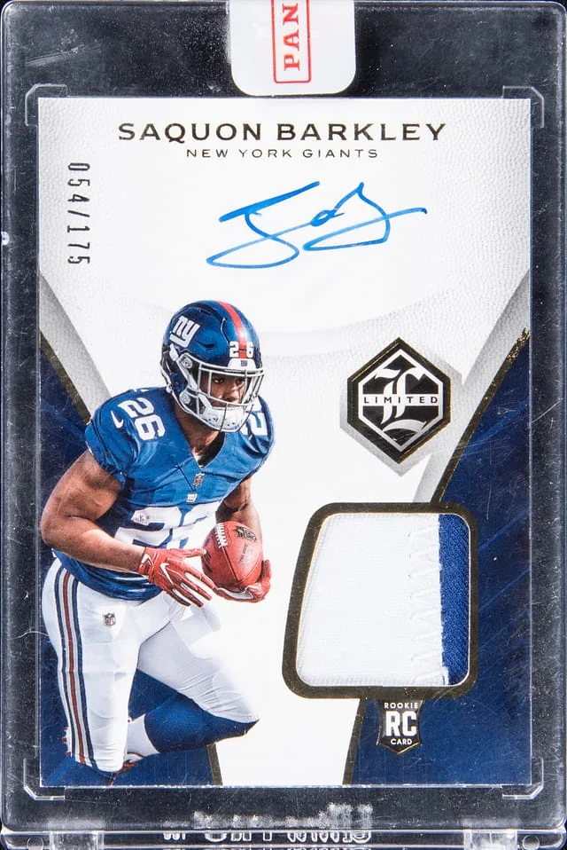 2018 Panini Saquon Barkley Limited #103 card image