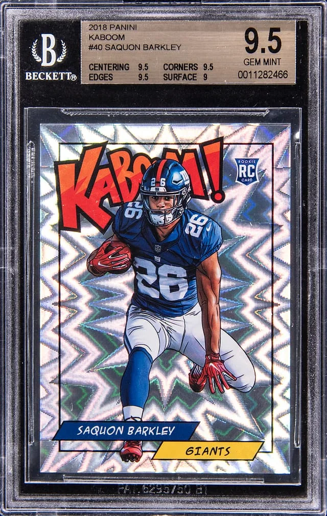 2018 Panini Saquon Barkley Kaboom! #K-SB card image