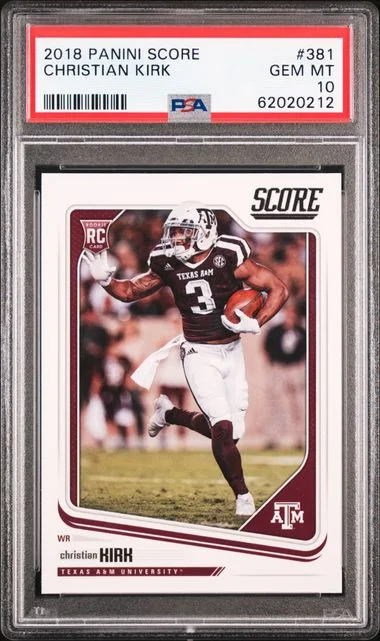 2018 Panini Score Christian Kirk #381 card image