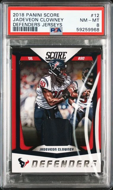 2018 Panini Score Jadeveon Clowney Defenders Jerseys #12 card image