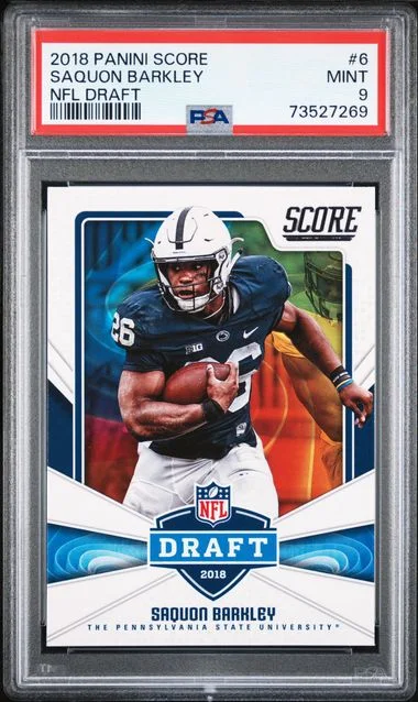 2018 Panini Score Saquon Barkley Nfl Draft #6 card image
