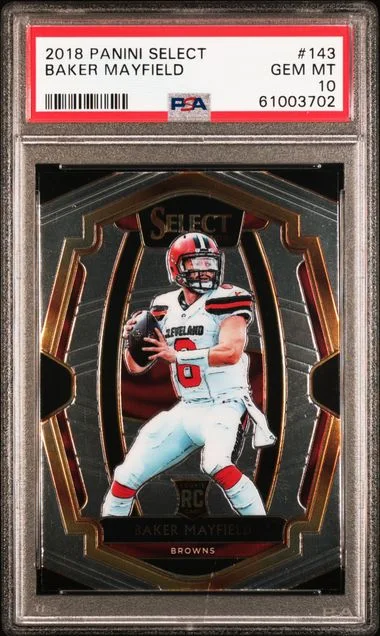 2018 Panini Select Baker Mayfield #143 card image