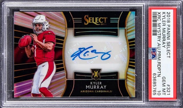 2018 Panini Select Football Kyler Murray XRC Mystery #321 card image