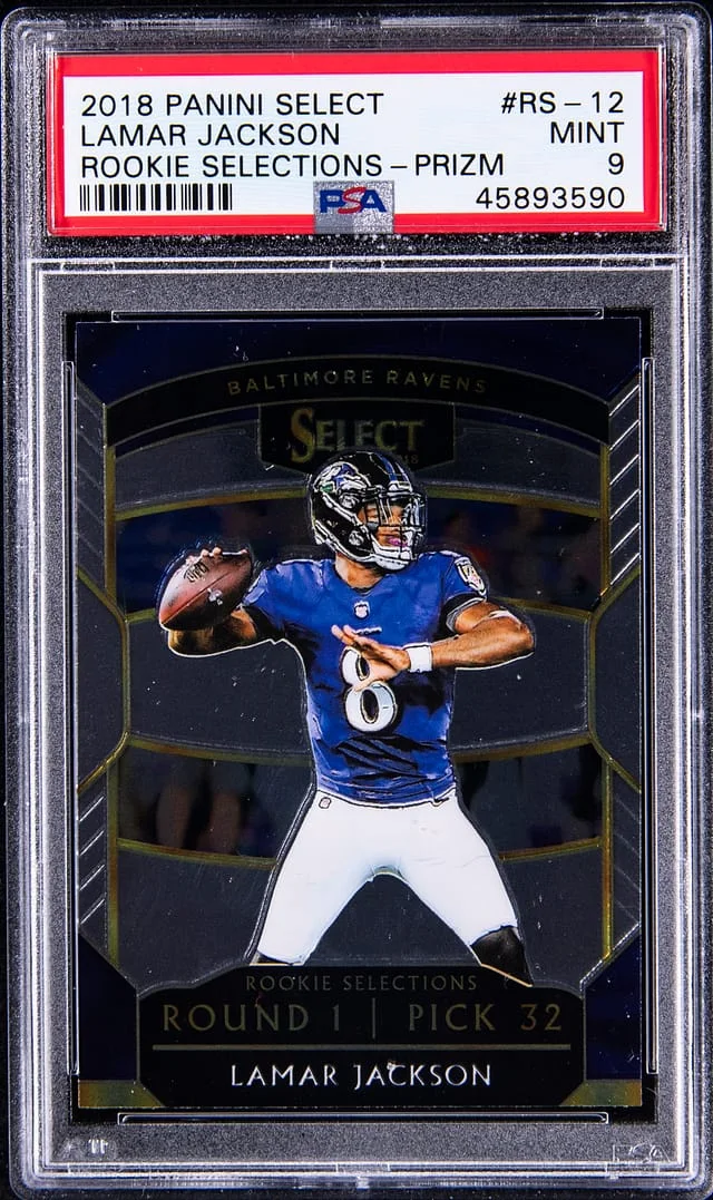 2018 Panini Select Lamar Jackson Selections #RS-12 card image