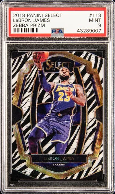 2018 Panini Select LeBron James #118 card image