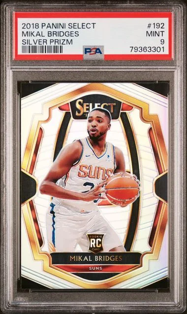 2018 Panini Select Mikal Bridges #192 card image