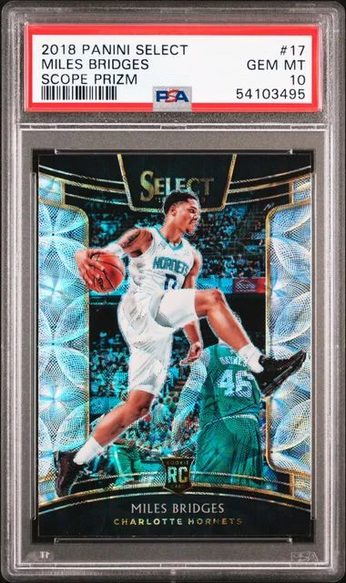 2018 Panini Select Miles Bridges Scope Prizm #17 card image