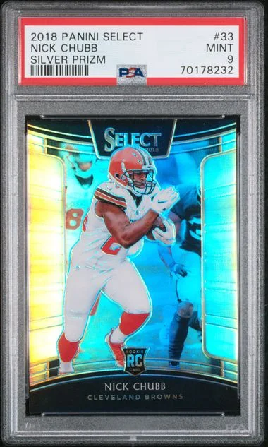 2018 Panini Select Nick Chubb #33 card image