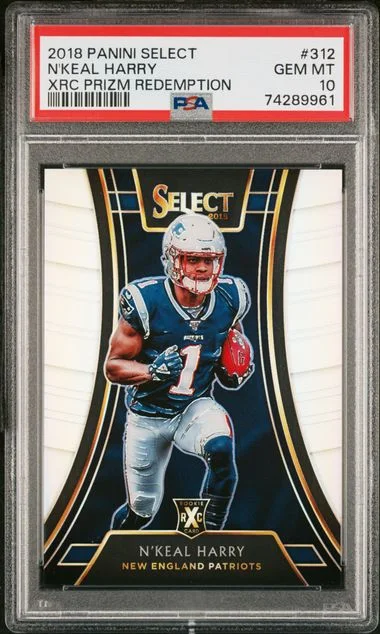 2018 Panini Select N'Keal Harry Xrc Prizm Redemption #312 card image