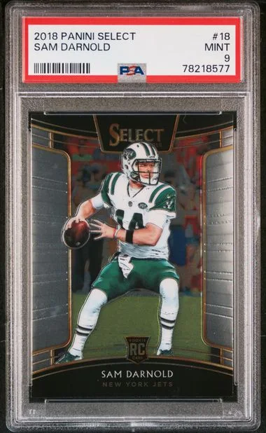 2018 Panini Select Sam Darnold #18 card image