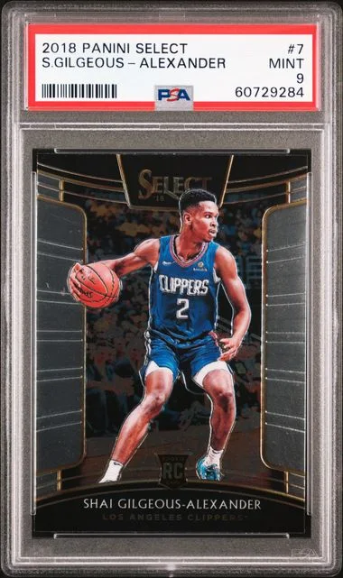 2018 Panini Select Shai Gilgeous-Alexander #7 card image