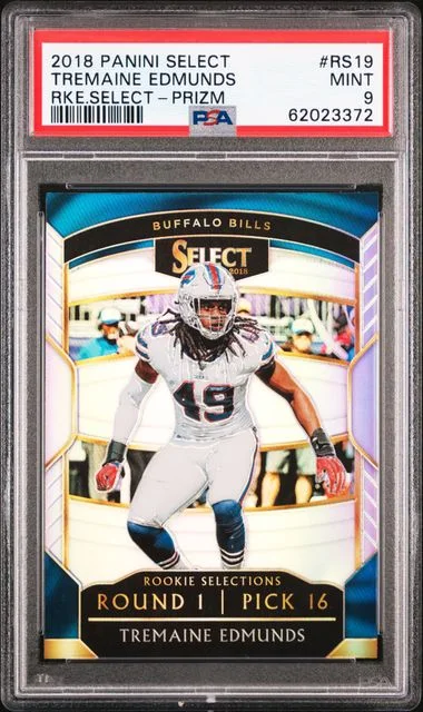 2018 Panini Select Tremaine Edmunds Selections #RS19 card image