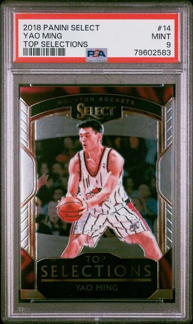 2018 Panini Select Yao Ming Top Selections #14 card image