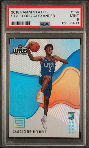 2018 Panini Shai Gilgeous-Alexander Status #156 card image