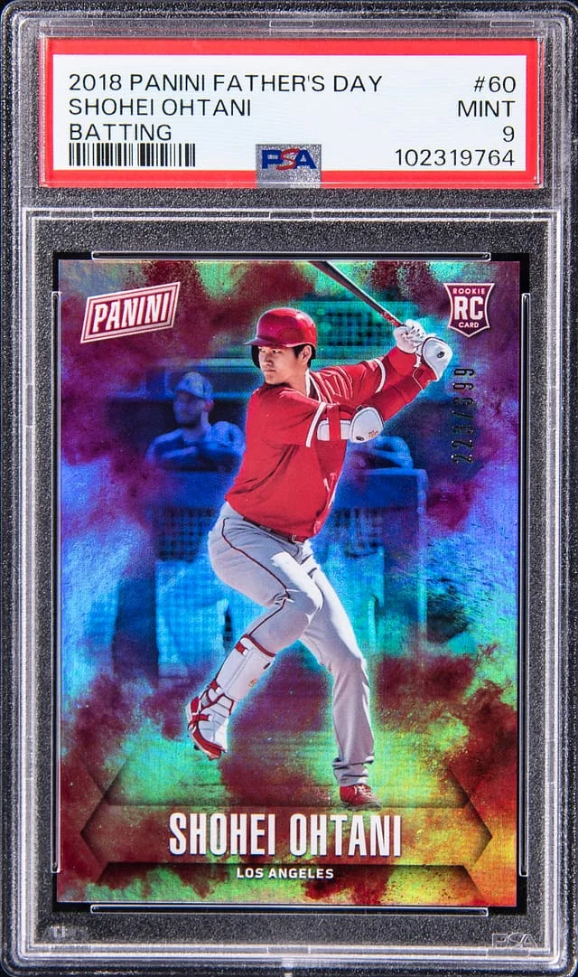 2018 Panini Shohei Ohtani Father's Day Pitching #60 card image