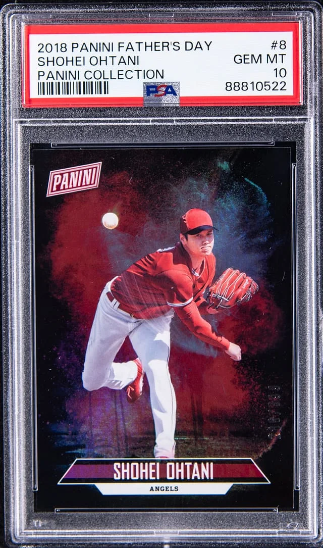 2018 Panini Shohei Ohtani Father's Day Panini Collection #8 card image
