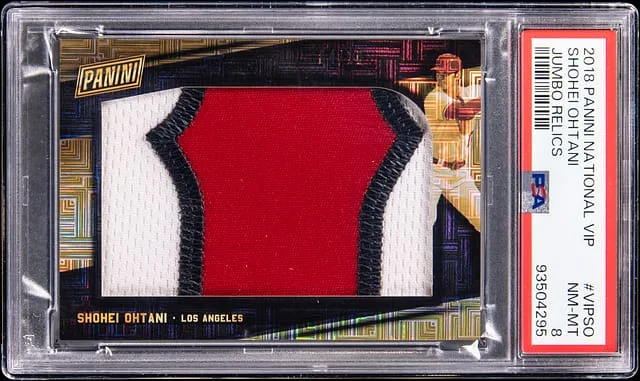2018 Panini Shohei Ohtani National VIP Jumbo Relics #VIP-SO card image
